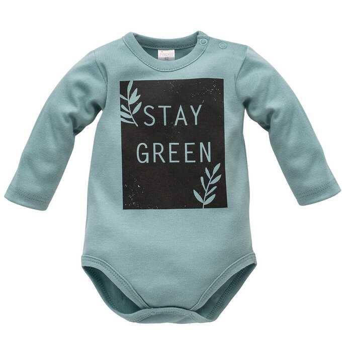 Body niemowlęce długi rękaw Stay Green Pinokio