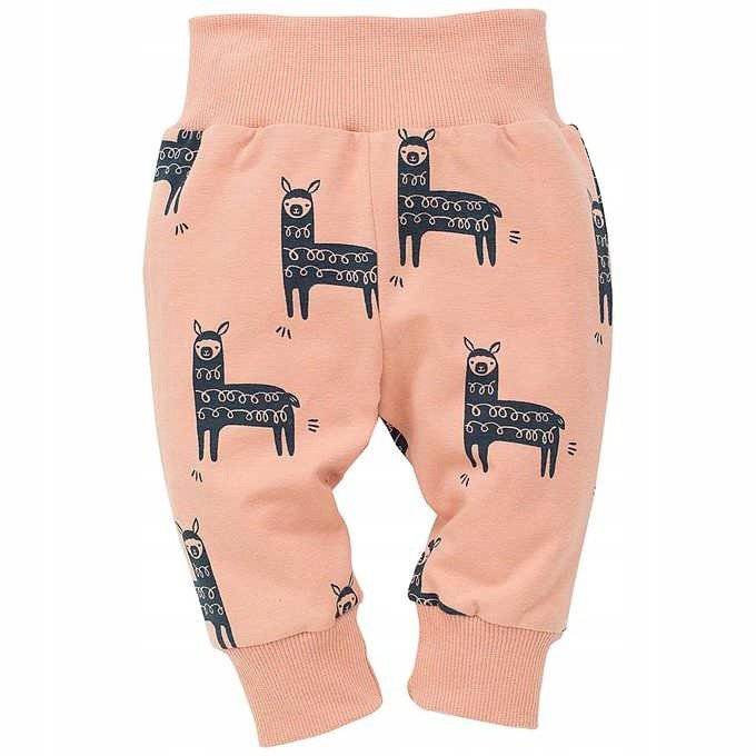 Spodnie leginsy niemowlęce Happy Llama Pinokio 